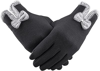 Gants chauds d'hiver pour femmes, gants coupe-vent à écran tactile pour femmes