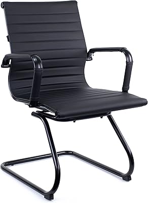 Chaise de conférence leo fanta noire chaises de bureau pour salle