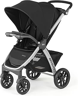 Poussette pliante rapide chicco de bravo - noir | noir