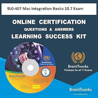 9l0-407 examen de base de l'intégration mac 10.7 certification en ligne apprentissage vidéo