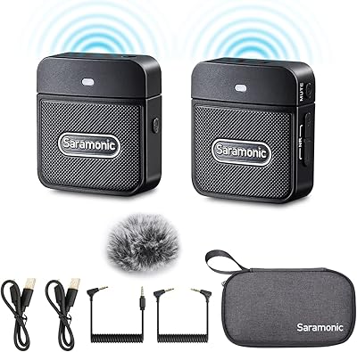 Saramonic blink 100 b1 microphone cravate sans fil 24 ghz avec émetteur