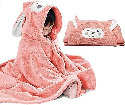 Serviette de bain à capuche ultra douce pour bébé, couverture de peignoir très