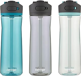 Bouteille d'eau ashland contigo 2.0 avec couvercle à bec automatique, bouteille d'eau tritan