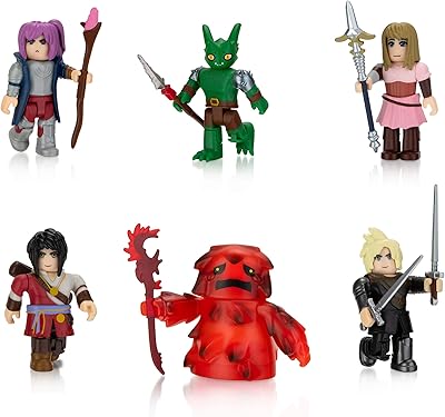 Roblox action collection pack de 6 figurines world zero