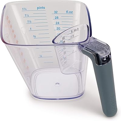 Joseph joseph 40109 ensemble de tasses à mesurer en plastique facile à lire