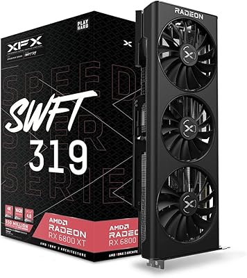 Carte graphique de jeu xfx speedster swft 319 amd radeon rx 6800 xt