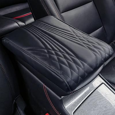 Housse de console centrale de voiture, coussin d'accoudoir de voiture en mousse à