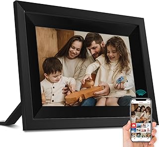 Cadre photo numérique intelligent amabo avec technologie wi-fi taille 101 pouces