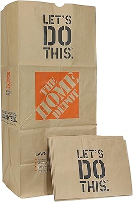 Sacs à déchets en papier robustes the home depot pour la maison