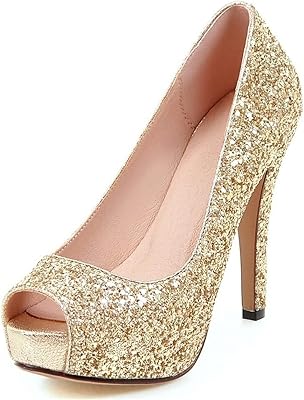 Yiouyi talons hauts, feeling chaussures à talons hauts ultra-fines chaussures de terrasse