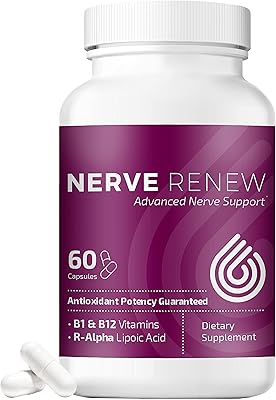 Life renew : soutien nerveux avancé pour la régénération nerveuse - soulagement alternatif de la douleur nerveuse avec de l'acide alpha-lipoïque et un complexe de vitamines b - 60 capsules - antioxydants. Votre shopping simplifié de A à Z avec Diaytar