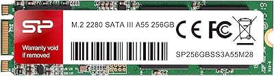 Ssd silicon power a55 256 go m.2 2280 sata iii, jusqu'à 560 mo/s