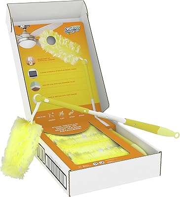 Kit de nettoyage de poussière robuste swiffer duster, kit de démarrage, vadrouille