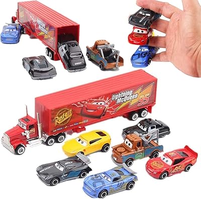 Ensemble de jouets de voiture de luxe dalmaun, composé de 6 pièces, cadeau