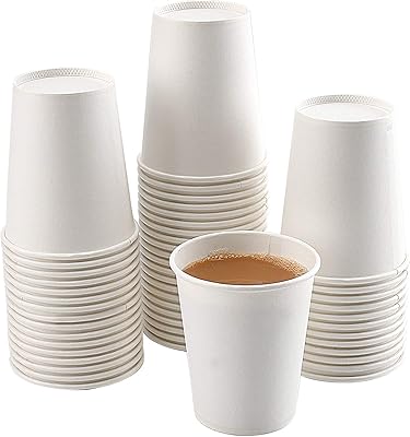 150 pièces gobelets en papier de 8 oz café chaud jetables