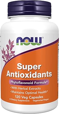Maintenant, supplément super antioxydant avec extraits de plantes et flavonoïdes à large spectre