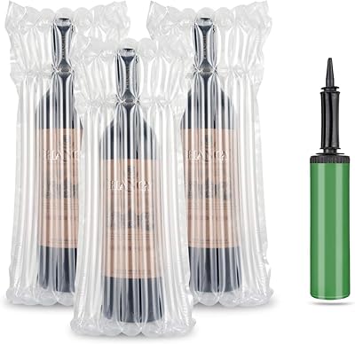 Lot de 50 protecteurs de bouteilles de vin lifebuy, sacs à vin gonflables