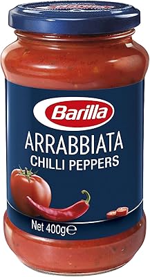 Sauce tomate barilla arrabbiata aux piments forts, 400 grammes