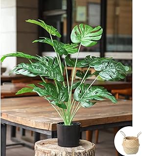 Palmier artificiel moderne en pot haut plantes monstera artificielles plante tropicale de grand