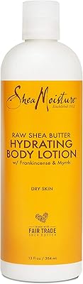 Lait corporel hydratant au beurre de karité brut shea moisture, 384 ml