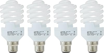 Lampe fluorescente compacte spirale osram dulux (23 w) base b22d