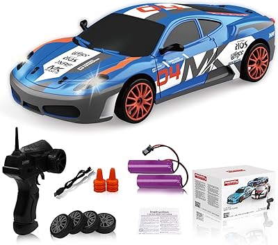 Voiture de course télécommandée à l'échelle 1:24 24 ghz 4 roues
