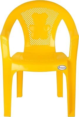 Chaise pour enfants scooby koala d'étude en plastique jaune