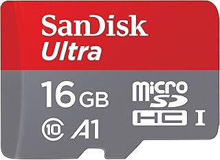 Sandisk 16 go ultra microsdhc, c10, a1, uhs-1, 98 mo/s r, 4x6, 10y