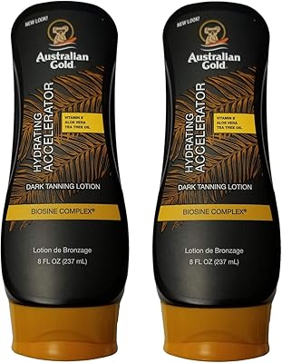 Lotion stimulante pour le bronzage australian gold sun paquet de 2
