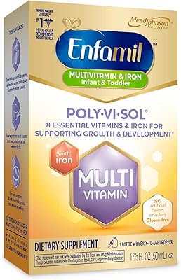 Supplément multivitaminé enfamil poly-v sol iron gouttes 50 ml