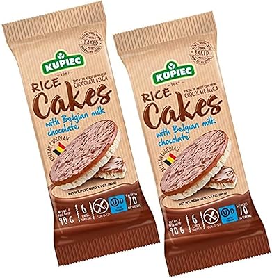 Gâteau de riz au chocolat au lait kopika 90 g (paquet de 2)