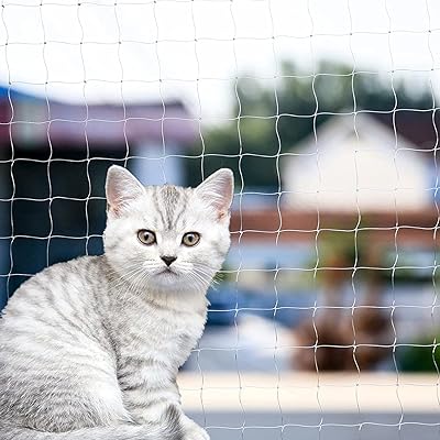 Filet de clôture de balcon kisono cat filet anti-chute en nylon transparent