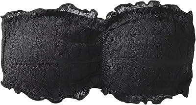 1 pièce soutien-gorge bandeau sans bretelles en dentelle pour femme