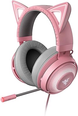Casque de jeu usb razer kraken kitty chroma - quartz - rz04-02980200-r3m1