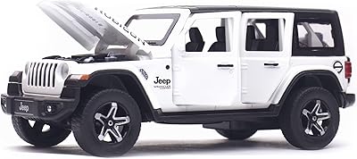 Modèle de voiture jeep wrangler moulé sous pression pour enfants et adultes modèle
