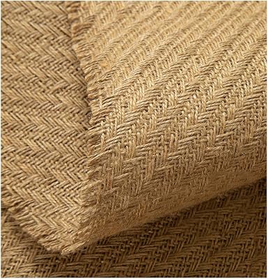Tissu de jute (épais) en toile de jute épaisse d'aspect vintage pour la décoration