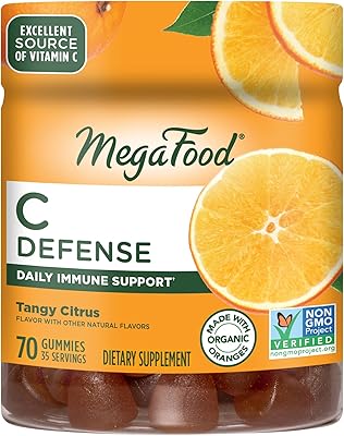 Supplément megafood de vitamine c pour le soutien quotidien de la santé immunitaire