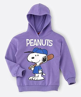 Sweat à capuche snoopy pour grandes filles - violet, 11-12 ans