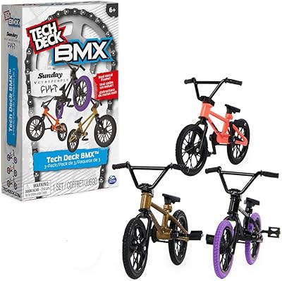 Tech deck, vélo à doigts bmx 3 pièces, petits jouets de vélo bmx