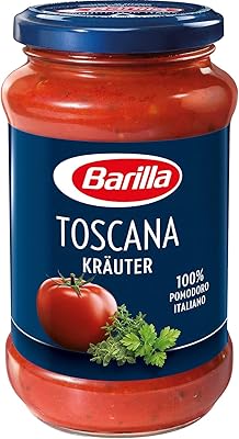 Sauce pour pâtes barilla aux tomates italiennes et herbes de toscane, 400 grammes