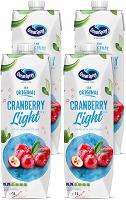 Boisson légère aux fruits et aux canneberges ocean spray, 1 litre