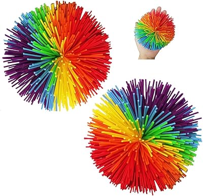 Paquet de 2 grandes boules de silicone colorées de 47 pouces ensemble
