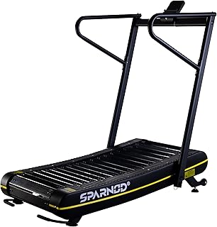 Tapis de course incurvé spanode fitness stc-4725 - tapis de course manuel non