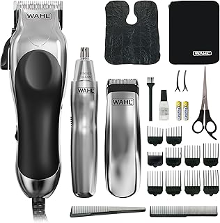 Wahl chrome pro deluxe brass 3 en 1 tondeuse à cheveux pour hommes