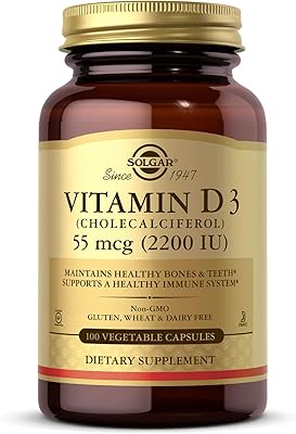 Capsules de vitamine d solgar pour unisexe - taille 100 capsules