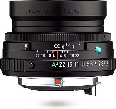 Objectif pentax fa 43 mm f1.9 standard hd noir limité revêtement