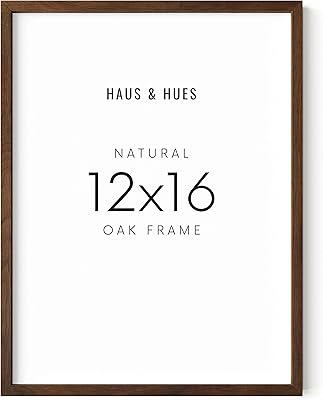 Cadre en noyer naturel hos & hoss - ensemble de 1 cadre photo