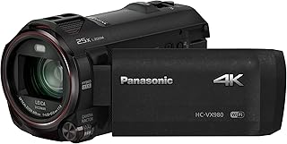 Caméscope 4k panasonic hc-vx980eb-k avec objectif leica decomar - noir