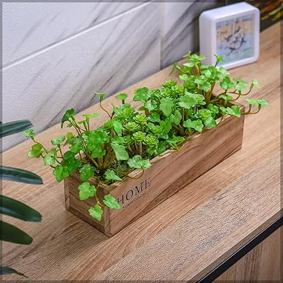 Yatai 4 bouquets de plantes artificielles avec feuilles fraîches fleurs et arbustes artificiels