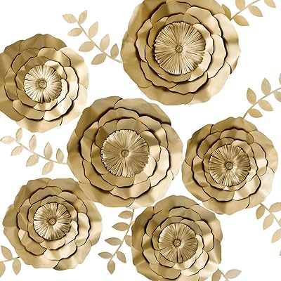 Décorations de fleurs en papier 3d key spring grandes faites à la main